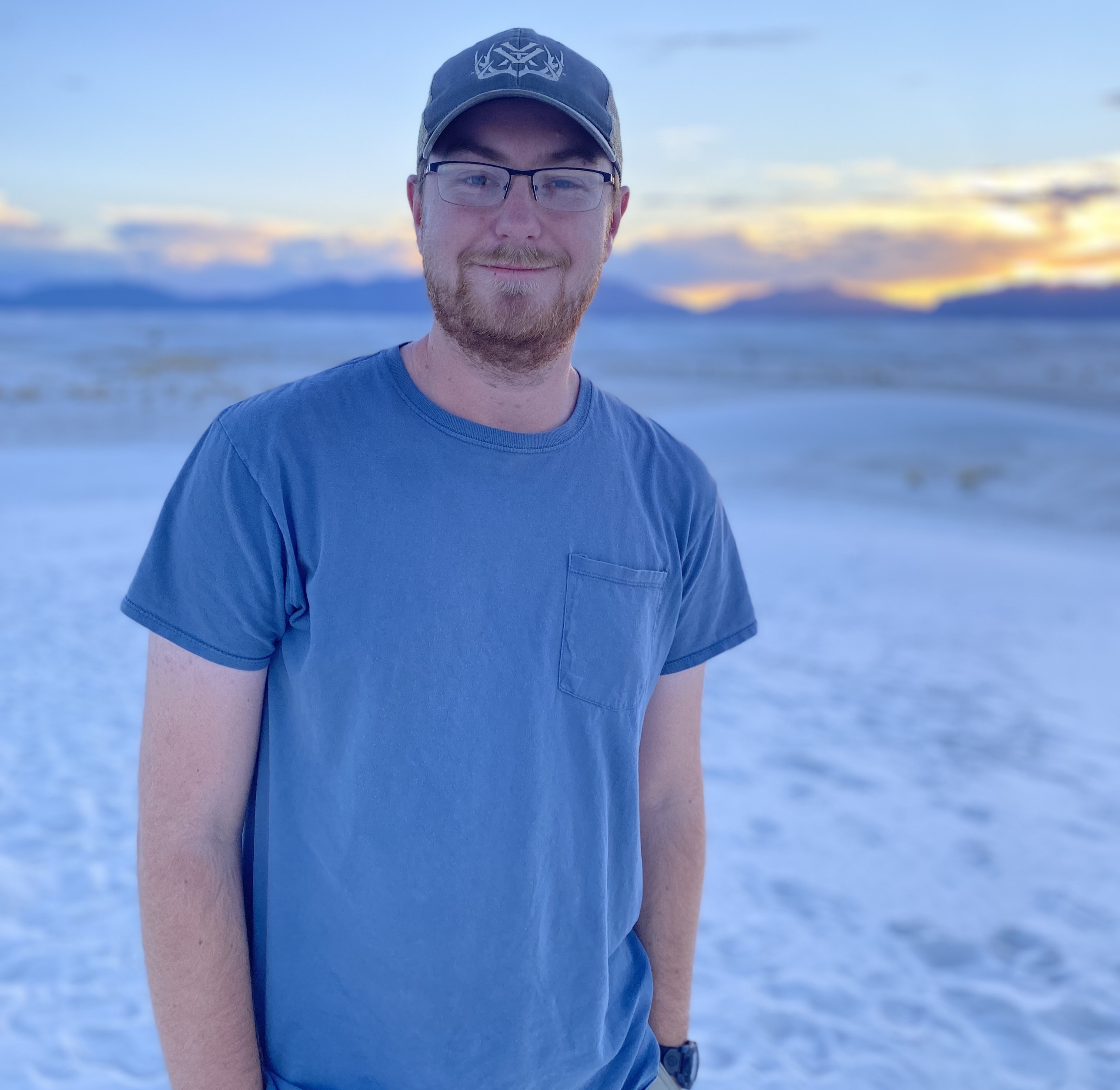 Dylan Osterhaus at White Sands National Park
